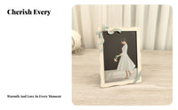Metal Picture Frame Handmade Wedding Photo Frame for Friends, Children