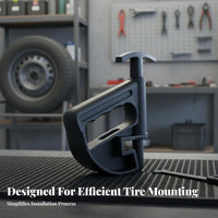 Manual Tire Mounting Tool Labor-Saving Tire Bead Clamp Universal Fit Tire Holder Tool for Mechanics, DIY Enthusiasts, Workshop, Garage