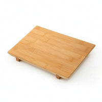 Sushi Board with Feet Rectangular Wooden Serving Tray Eco-Friendly