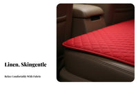 Backless Single-Piece Car pad Universal Fit Seat Pad Breathable Non-Slip Backing for SUV, frequent Commuting, highway Trips