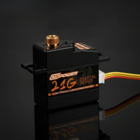 Compact Digital Servo High Rotational Force Servo with Metal Gears for RC Modelers, Hobbyists