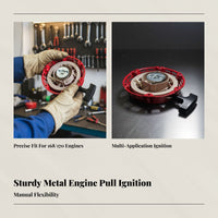168/170 Engine Pull Starter Assembly, Hand Pull Start, Liquid Pump, Mini Tiller, Generator
