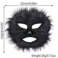Halloween Beard Prop Mask with Viking Braids