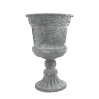 Decorative Goblet Vase Textured Pedestal Planter Vintage-Style Planter Vase Classical for Wedding Planners