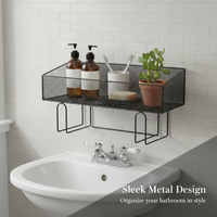 Bathroom Toilet Shelf Organizer Over-Toilet Storage Rack Multi-functional Washbasin Layered Shelf