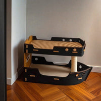 Pirate Ships Cat Bed Multifunctional Activity Central areaSaving Furniture Cats, Corner