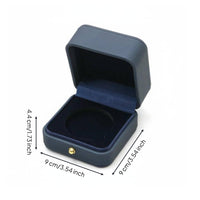 Commemorative Medallion Holder Soft Velvet Lining PU Leather Medallion Case Shielded PU Leather Medal Box for Numismatists, Hobbyists, Gifting
