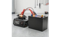 Smart Battery Charger Portable Battery Charger with Clamps Allall-Encompassing Powerful for Car Owners, Garage, Travel
