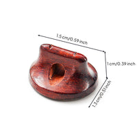 Erhu Bridge Polished Handmade Erhu Hardwood Grain String Instrument Parts
