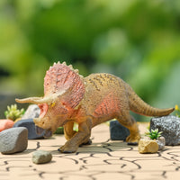 Triceratops Figure Textured Triceratops Figurine Dinosaur Figurine Freestanding Dinosaur Figure Collectible for Collectors