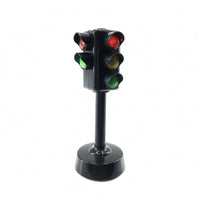 Lighted Freestanding Traffic Light Toy Plastic Learning Playset Hand-Eye Coordination for Children