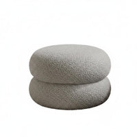 Soft Texture Luxuriously Soft Macaron Pouf Multi-Purpose Low Stool Multifunctional Home Seating Minimalist Design for Children, Families, Interior Designers, Living Room, Entryway, Bedroom, Party