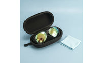 Glasses with Case Impact Resistant Full Coverage Glasses Wide Vision Eyewear for Welders, Engraving