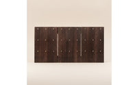 Wooden Foldable 3-Panel Pegboard Rustic Jewelry Display Stand Sturdy Earring Holder with Hooks for Boutique Owners