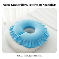 U-Shaped Face Pillow Comfortable Massage Table Face Cradle Supportive Spa Headrest Pillow for Beauticians, Office Workers, Beauty Salon, Home, Travel