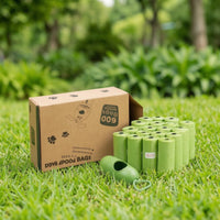 20 Rolls Dog Poop Bags Thick Dog Poop Bags with Dispenser Large for Parks