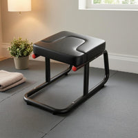 Double Handle Padded Inversion Stool Long-Lasting Fitness Inversion Stool Stable Upside down Chair Black