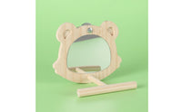 Bird Mirror Perch Mental Bird Mirror Toy Easy to Install Pet Supply for Cockatiels