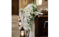 Lifelike Waterfall Wedding Floral Arrangement Realistic Look Cascading Bridal Floral Arrangement Photo-Ready for Bride
