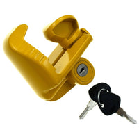 Trailer Hitch Coupler Lock Heavy-Duty Trailer Coupler Lock Clamp-Style for RV Owners