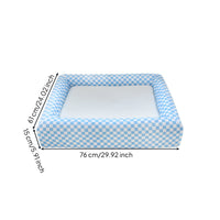 Washable Dog Bed Removable Cover Square Dog Bed Warm Washable Sleeping Mattress for Small Dogs