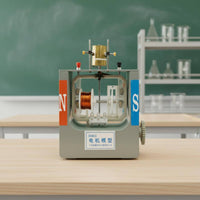 Hand Crank Motor Model Clear Demonstration Manual Electric Motor Model Sturdy Build Education Equipment for Teacher, Classroom