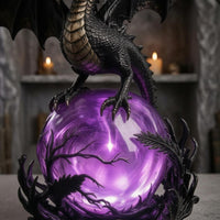 3D Dragon Lamp Sculpted Home Decor Resin