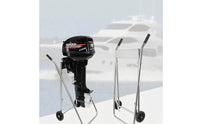 Stainless Steel Outboard Motor Trolley Foldable Outboard Motor Cart Portable Corrosion-Resistant for Workshop