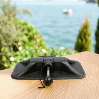 Paddle Lock with Rectangular Base Compact Paddle Lock Weatherproof Hardware for Boaters