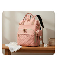 Diaper Bag Backpack Stylish Design Large Capacity Infant Carrier Organized Compartments Diaper Backpack for Moms, New Parents, Outdoor