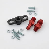 Fuel Pressure Regulator Adapter Anodized Fuel Rail Adapter Machined Compatible for Car Enthusiasts, Engine Bay