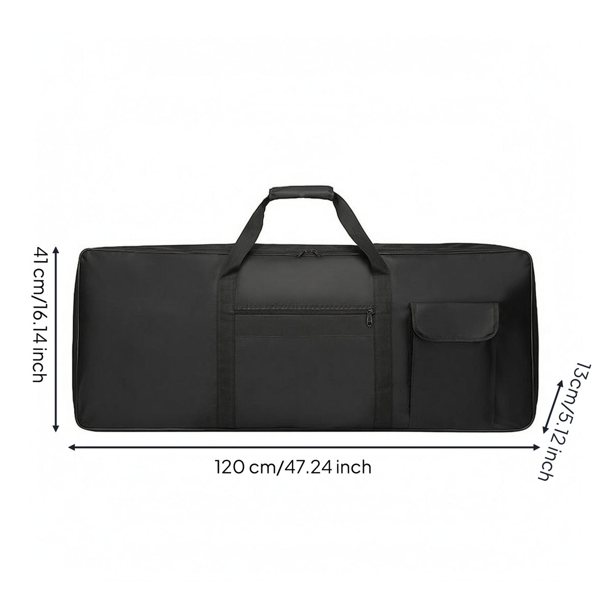 Padded Keyboard Case Padded Keyboard Gig Bag Rectangular Instrument Storage for Transport