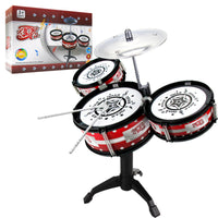 Early Learning Kids Jazz Drum Set Inspires Musical Talent Toddler Percussion Playset for Toddlers, Beginners