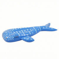 Whale Pool Inflatable Blue Whale Inflatable with Air Valve Portable Sturdy for Children, Beach