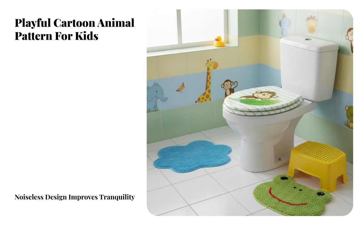 Easy to Install Universal Toilet Seat Quick Release Resin Toilet Seat Long-Lasting Bathroom Fixture Adjustable Hinges for Families, Homeowners, Renters, Home, Restroom, Powder Room, Apartment