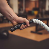 Heavy-Duty Battle Rope Braided Battle Rope with Shielded Wrap Thick Long-Lasting for Fitness Enthusiasts, Athletes, Functional Fitness, Home Gym