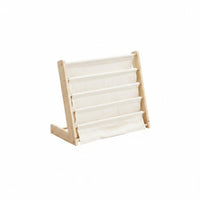Detachable Portable Kids Bookshelf Child-Safe Design Washable Book Storage Rack Even Edges for Toddlers, Nursery, Classroom
