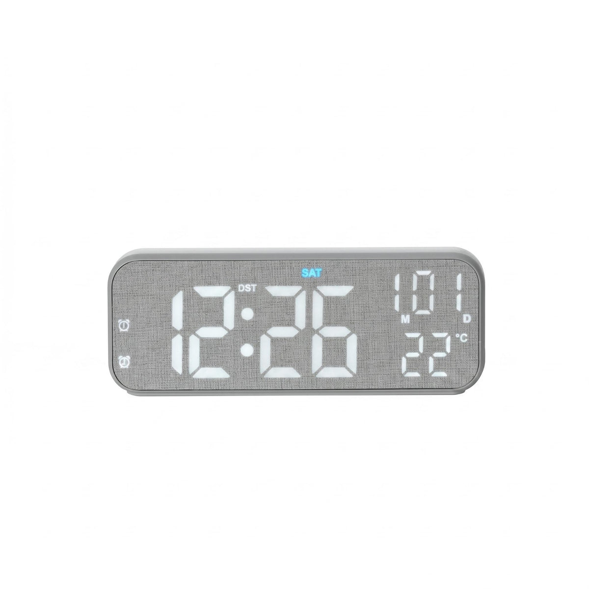 LED Desk LED Desk Clock Blue Light Strip Tabletop Decor Rounded Corners
