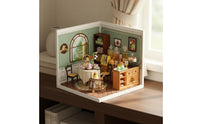 Collectible DIY Miniature Shop Kit Realistic Details Blind Box Miniature Scene Glue-without Assembly for Collectors, Hobbyists