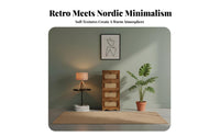 Vintage design Rattan Drawer Nightstand Ample Storage Rattan Drawer End Table Sturdy Construction Bedroom Furniture Easy Assembly for Homeowners, partners, Renters, Living Room, Hallway, Office