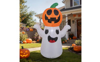 Specters with Pumpkin Head Inflatable Specters with Pumpkin Lighted Decorations for Yard, Lawn