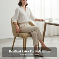 Light Luxury Aesthetic Upholstered Cantilever Chair Italian Inspired Seating Furniture Modern Design Armchair Soft Upholstery for Interior Designers, Restaurant Owners, Homeowners, Dining Room, Reception Area, Kitchen, Home Office