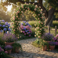 Flower Support Trellis Long-Lasting Flower Obelisk Trellis Metal Garden Obelisk Rustproof Metal Plant Frame Sturdy Duty