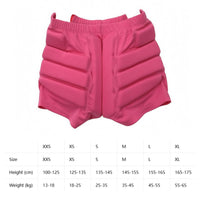 Padded Skating Shorts Stretch Material Tailbone Padded Pants Quick-Sweat-Wicking Sports Gear