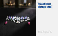 Crystal Sparkle Face Sticker, Acrylic Rhinestone, Multi-Design, Masquerade, EDM Party
