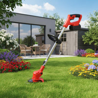 Cordless Grass Trimmer Electric-Powered Cordless Vegetation Wacker Lightweight Battery Powered Brush Cut for Garden, Outdoor, Small Yards