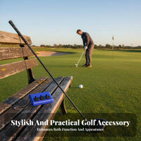 Portable 3-in-1 Golf Brush Lightweight 3 in 1 Retractable Golf Brush Wire and Nylon Bristles for Golfers, Athletes, Driving Range, Outdoor