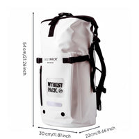 45 L 45L Capacity Fins Bag Travel Friendly Fin Gear Bag Outdoor Ready Dive Backpack Water Resistant for Divers, Camping, Rafting, Hiking