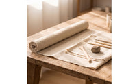 Coarse Pottery Burlap Cloth Rectangular Clay Rolling Cloth for Potters
