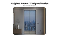 Keeps bar Closure Door Mesh self-stick Closure Mesh Panel Handsunrestricted Entry Barrier Allows clean Air for Renters, Homeowners, Parents, Summer, Doorroute, Balcony, Kitchen